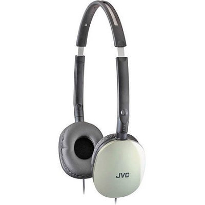 JVC HAS160S Jvc silver flats lightweight folding headphones