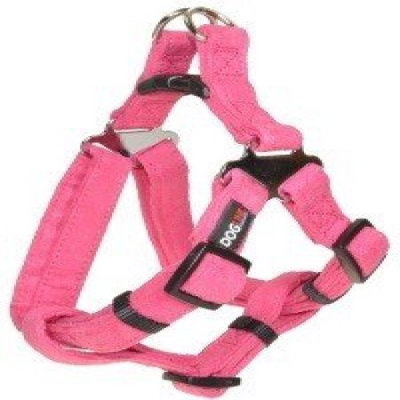 Dogline M8104-7 25-31 L x 1 W inch Comfort Microfiber Step-In Harness, Pink