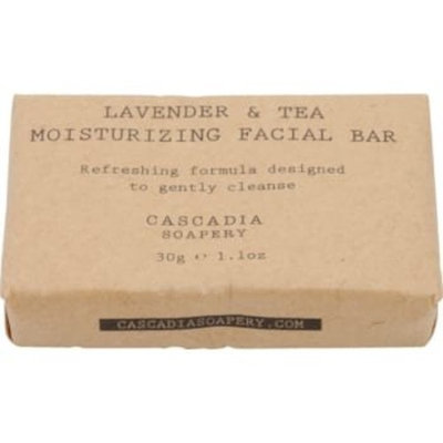 Cascadia Soapery Lavender & Tea Facial Bar 30g Set of 14