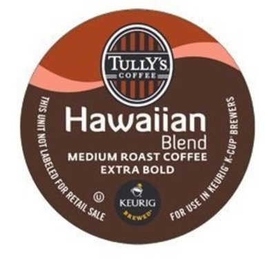 TULLY'S HAWAIIAN BLEND COFFEE K CUP 48 COUNT packaging may vary