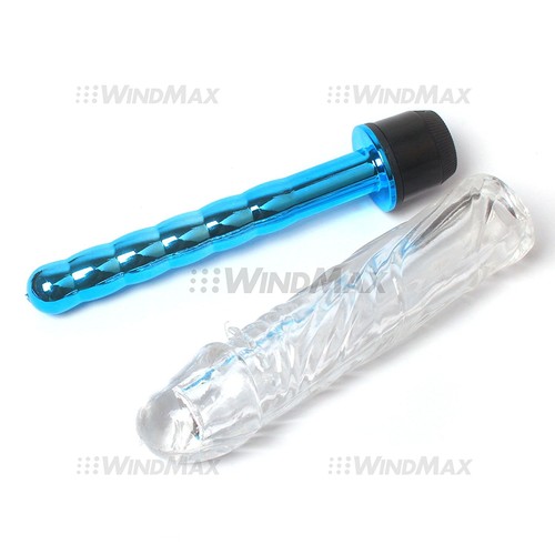 WindMax 2014 New Sex Toy 6.5 Inch Multi-speed Powerful Vibrator Vibe Av  Stick Magic Wand Pleasure Wand Thrusting Vibration Personal Massager Female  Masturbation Tool G-Spot Stimulator for Women (6.5" Blue B)