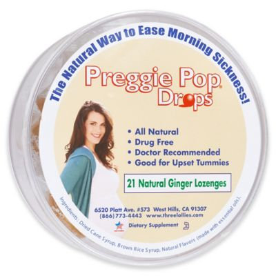 Organic Ginger Preggie Pop Drops