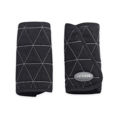 JJ Cole® Reversible Strap Covers in Black Tri-Stitch