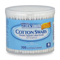 Harmon Face Values 300-Count Cotton Swabs
