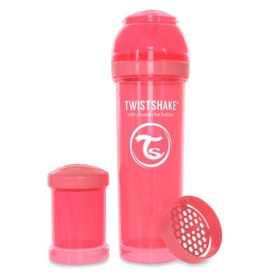 Twistshake Anti-Colic 330ml Bottle in Peach