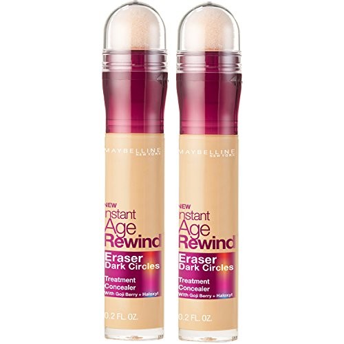 Maybelline Instant Age Rewind Eraser Dark Circles Treatment Concealer, Neutralizer, 2 COUNT