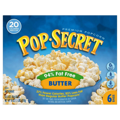 Pop-secret Pop Secret Buttered 94% Fat Free Popcorn 6 ct