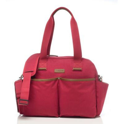 BabyMel™ Jesse Diaper Bag in Red