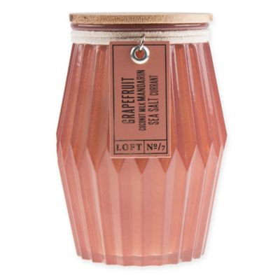 Loft 7 Grapefruit Tall Hex Candle