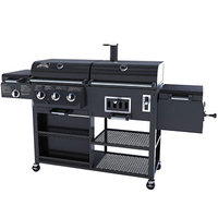 Smoke Hollow 3 Burner Propane Gas/Charcoal Combo Grill