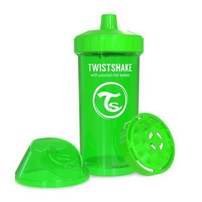 Twistshake 12 oz. Plastic Kid Cup in Green