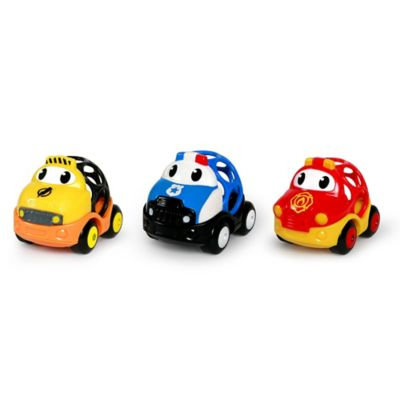 Oball™ Go Grippers™ 3-Pack Emergency Cars in Yellow