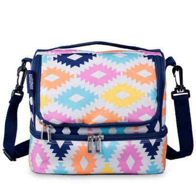 Wildkin Double Decker Lunch Bag Aztec - Wildkin Travel Coolers