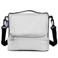 Wildkin Double Decker Lunch Bag Tan - Wildkin Travel Coolers