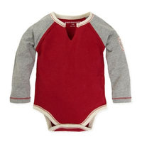 Burt's Bees Baby® Size 18M Long Sleeve Raglan Bodysuit in Cranberry