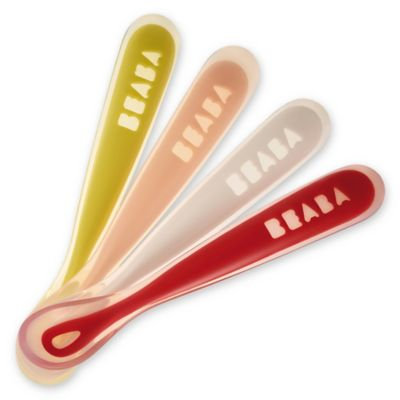BEABA Silicone Spoons - Neon - Set of 4