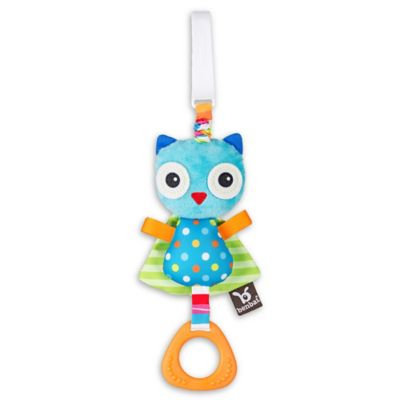 benbat™ Dazzle Friends Owl Jitter Stroller Toy in Blue