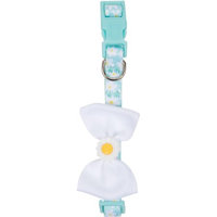 SimplyDog Blue Daisy Bow Collar