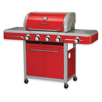 Bull Outdoor Bel Air 4 Burner Red Cart