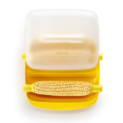 L ©ku © 6-Piece Microwave Corn Cooker Set in Yellow