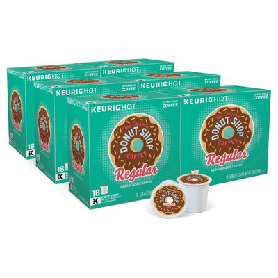 Keurig The Original Donut Shop Coffee Medium Roast Coffee K-Cup pods 108ct