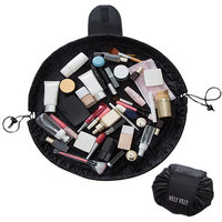 Outgeek Unisex Toiletry Bag Makeup Bag Multifunctional Magic Lazy Drawstring Cosmetic Storage Bag Organizer Container for Women Men Travel Business Trip Hotel Dormitory Home