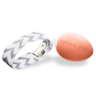The Teething Egg™ Teether in Coral