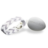 The Teething Egg™ Teether in Soft Grey