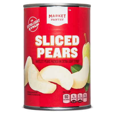 Sliced Pears 15 oz - Market Pantry