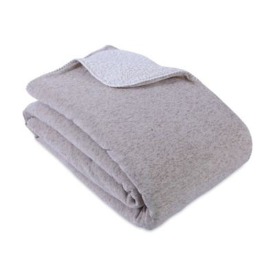 Berkshire Blanket® Sweaterknit Reversible Twin Blanket in Brown