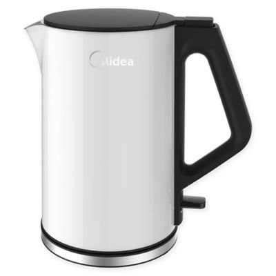 Midea MEK17DW-W White Cool Touch Series Electric Kettle