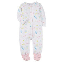 carter's Preemie Unicorn Footie in White