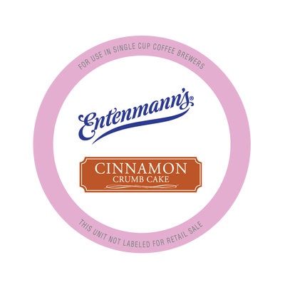 Entenmann's Single Serve Coffee for Keurig, Cinnamon Crumb Cake, 20 Ct