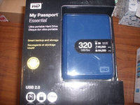 Western Digital My Passport Essential 320GB USB 2.0 Portable Hard Drive - Pacific Blue