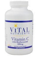Vital Nutrient's Vital Nutrients, Vitamin C with Bioflavonoids 500 mg 220 Capsules