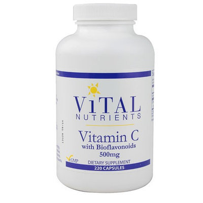 Vital Nutrient's Vital Nutrients, Vitamin C with Bioflavonoids 500 mg 220 Capsules