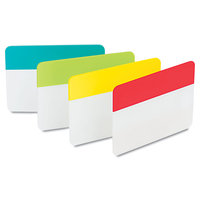 3M Index Tabs and Dividers Durable File Tabs, Write-On, Assorted