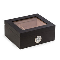 Bey-Berk Espresso 50-Cigar Humidor
