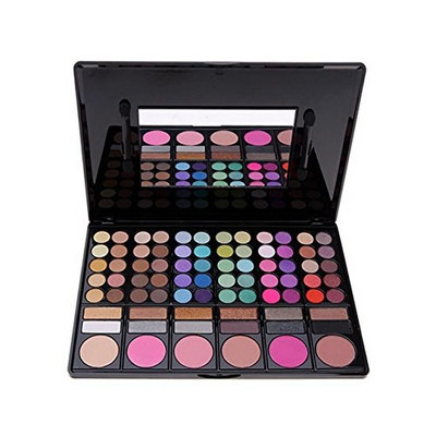 DONGBA Professional 78 Colors Eyeshadow Combination Pallet Eye Shadow Palette Cosmetic Makeup Kit Set with Blush, Highlighters and Liner Shades