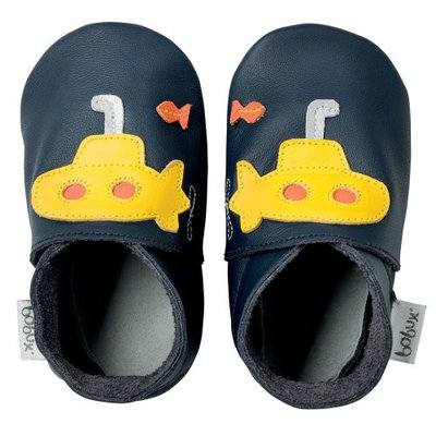 Bobux BBG 4162 Baby Shoes with Giant Submarines Design Blue / Yellow