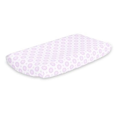 The Peanut Shell® Lilac Kisses Changing Pad Cover