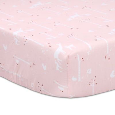 The Peanut Shell® Woodland Whimsy Fitted Crib Sheet