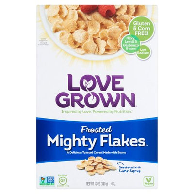 Love Grown Foods, Llc Love Grown, Cereal Mght Flakes Frosted, 12 Oz (Pack Of 6)