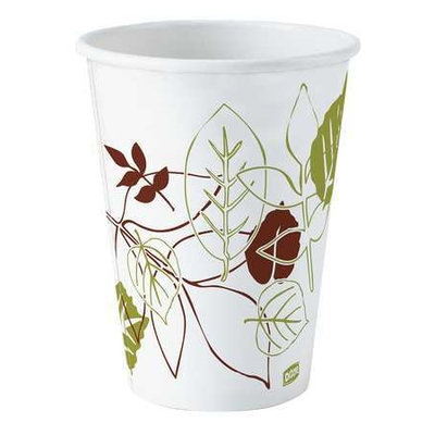 Dixie Paper Cups Pathways Paper Hot Cups, 12 oz, 500/Carton