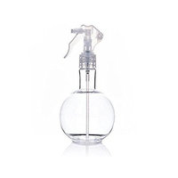 1PC 300ml 10oz Clear Plastic Round Hairdressing Make UP Water Spraying Sprinkler Spray Bottle Refillable Container For Kitchen Bath Beauty And Gardening