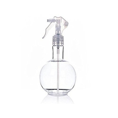 1PC 300ml 10oz Clear Plastic Round Hairdressing Make UP Water Spraying Sprinkler Spray Bottle Refillable Container For Kitchen Bath Beauty And Gardening