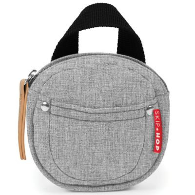 SKIP*HOP® Grab & Go Pacifier Pocket in Grey Melange