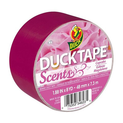 Duck Tape Scents Duct Tape, Cupcake, 1.88 In x 8 Yd