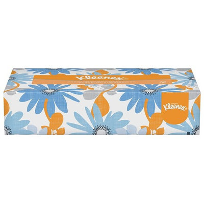 Kleenex Facial Tissue (03076), Flat IhURcn Tissue Boxes,Convenience Case, 36 Boxes