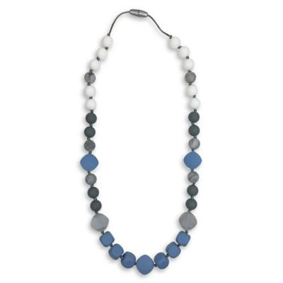 Itzy Ritzy® Teething Happens™ Chewable Silicone Mom Jewelry Teether Necklace in Opal Moon